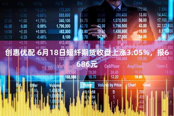创惠优配 6月18日短纤期货收盘上涨3.05%，报6686元